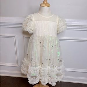 Sparkling little gril dress